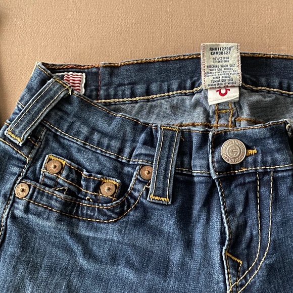 True Religion Casey Jeans Sz 28 Low Rise Skinny Denim Jeans - Picture 10 of 11